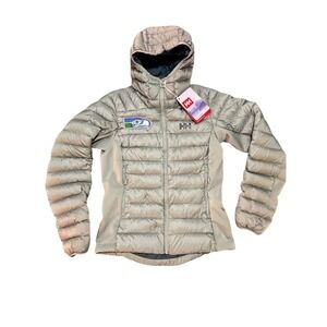 Helly Hansen Verglas Down Hybrid‎ Hood 2.0 Jacket Green Seattle Seahawks XS